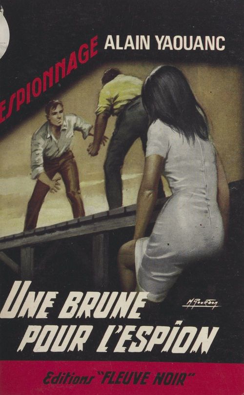 ebook cover of Une brune pour l'espion, by Alain Yaouanc