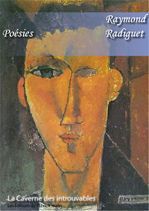 ebook cover of Poésies, by Raymond Radiguet