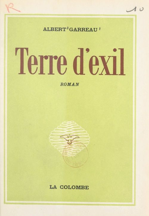 Couverture ebook de Terre d'exil, de Albert Garreau