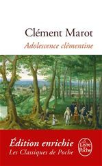 Couverture ebook de Adolescence clémentine, de Clément Marot