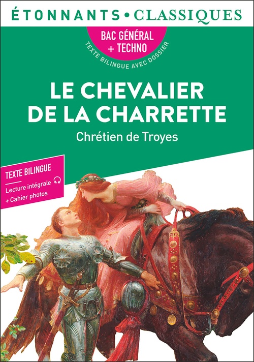Couverture ebook de Le Chevalier de la charrette - BAC 2027, de Chrétien de Troyes