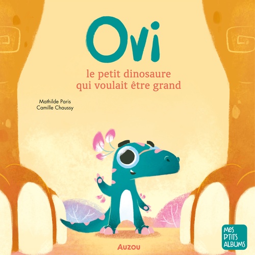 Couverture audiobook de Ovi le petit dinosaure qui voulait être grand, de Mathilde Paris