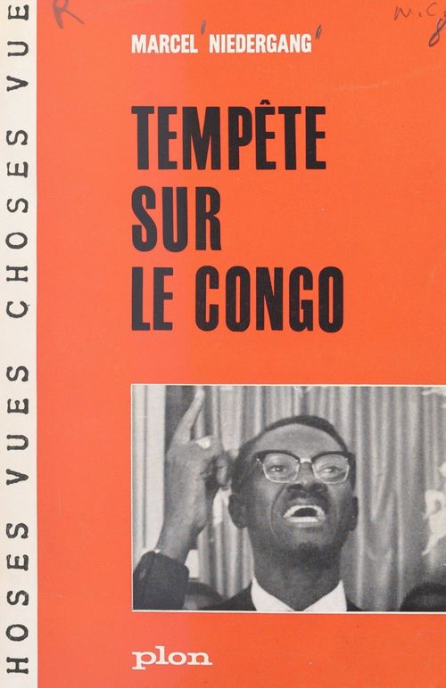 ebook cover of Tempête sur le Congo, by Marcel Niedergang