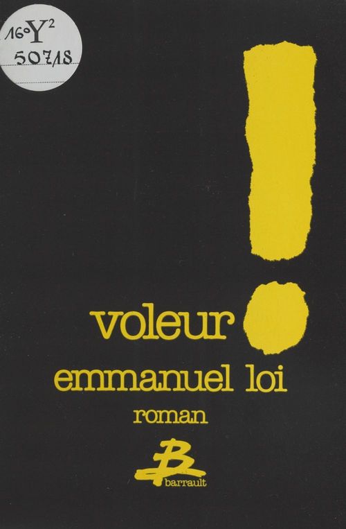 ebook cover of Voleur !, by Emmanuel Loi