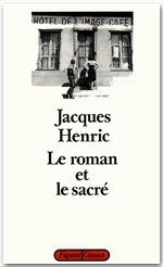 Couverture ebook de Le roman et le sacré, de Jacques Henric