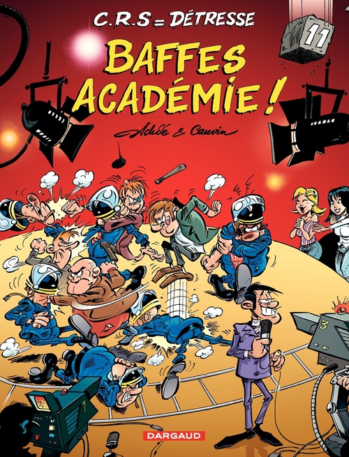 Couverture ebook de C.R.S = Détresse - Tome 11 - Baffes académie !, de Achdé, Raoul Cauvin