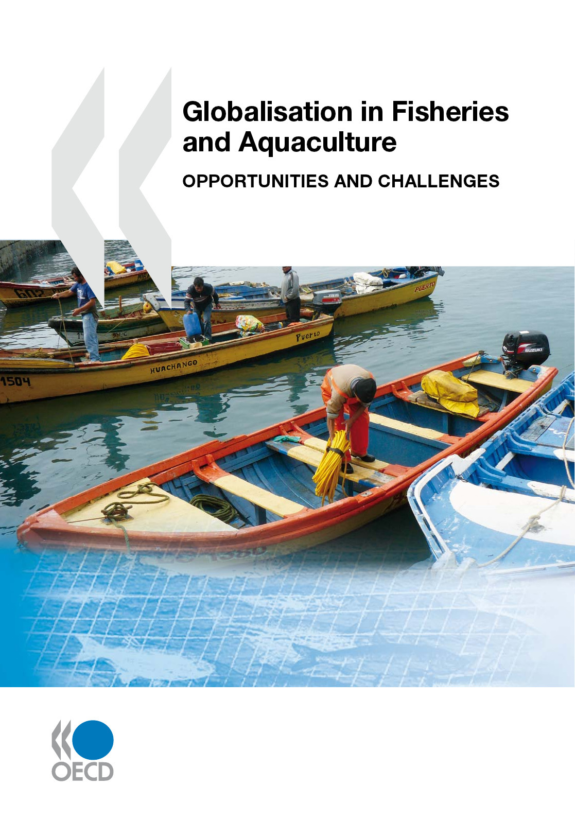 Couverture ebook de Globalisation in Fisheries and Aquaculture, de Collective