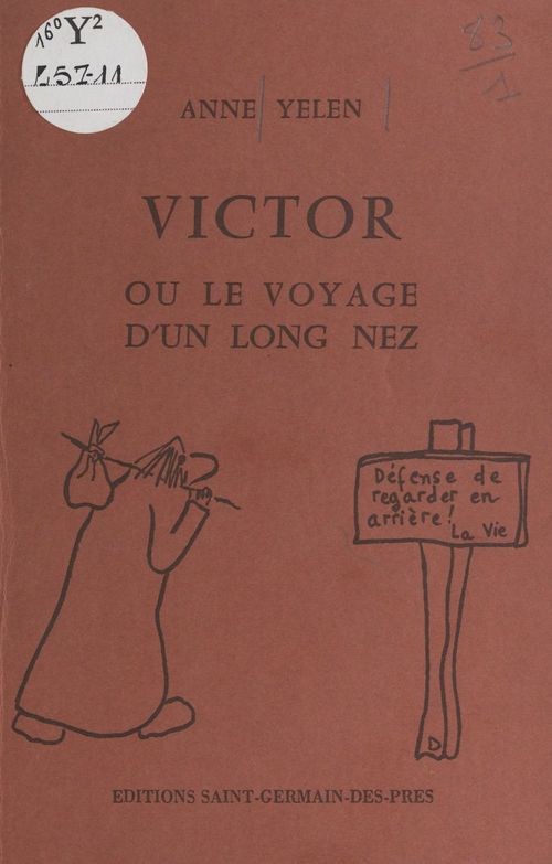 Couverture ebook de Victor ou Le voyage d'un long nez, de Anne Yelen