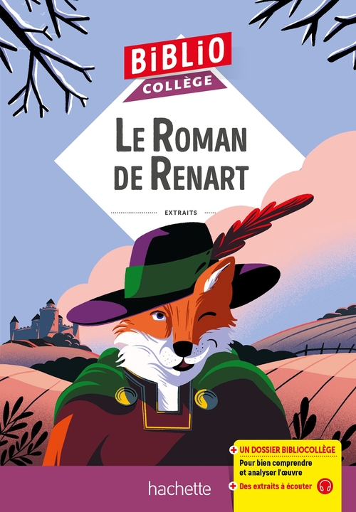 Couverture ebook de BiblioCollège - Le Roman de Renart, Pierre de Saint Cloud, de Pierre de Saint Cloud