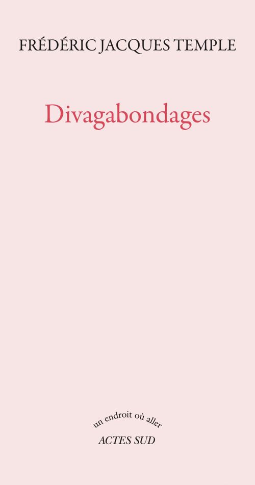 ebook cover of Divagabondages, by Frédéric-jacques Temple
