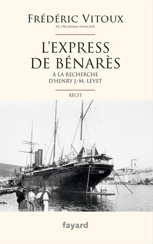 Couverture ebook de L'Express de Bénarès, de Frédéric Vitoux