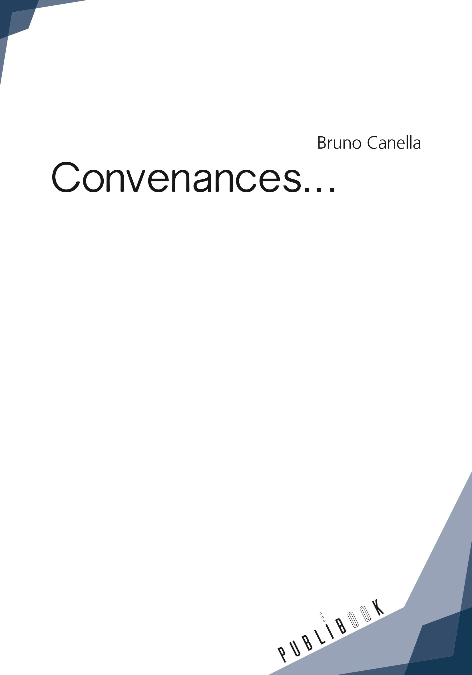 Couverture ebook de Convenances, de Bruno Canella