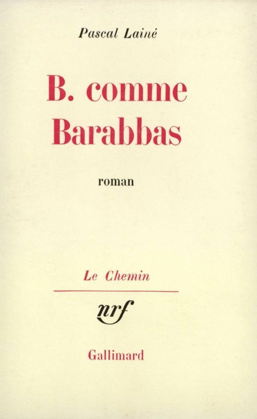 ebook cover of B. comme Barabbas, by Pascal Lainé