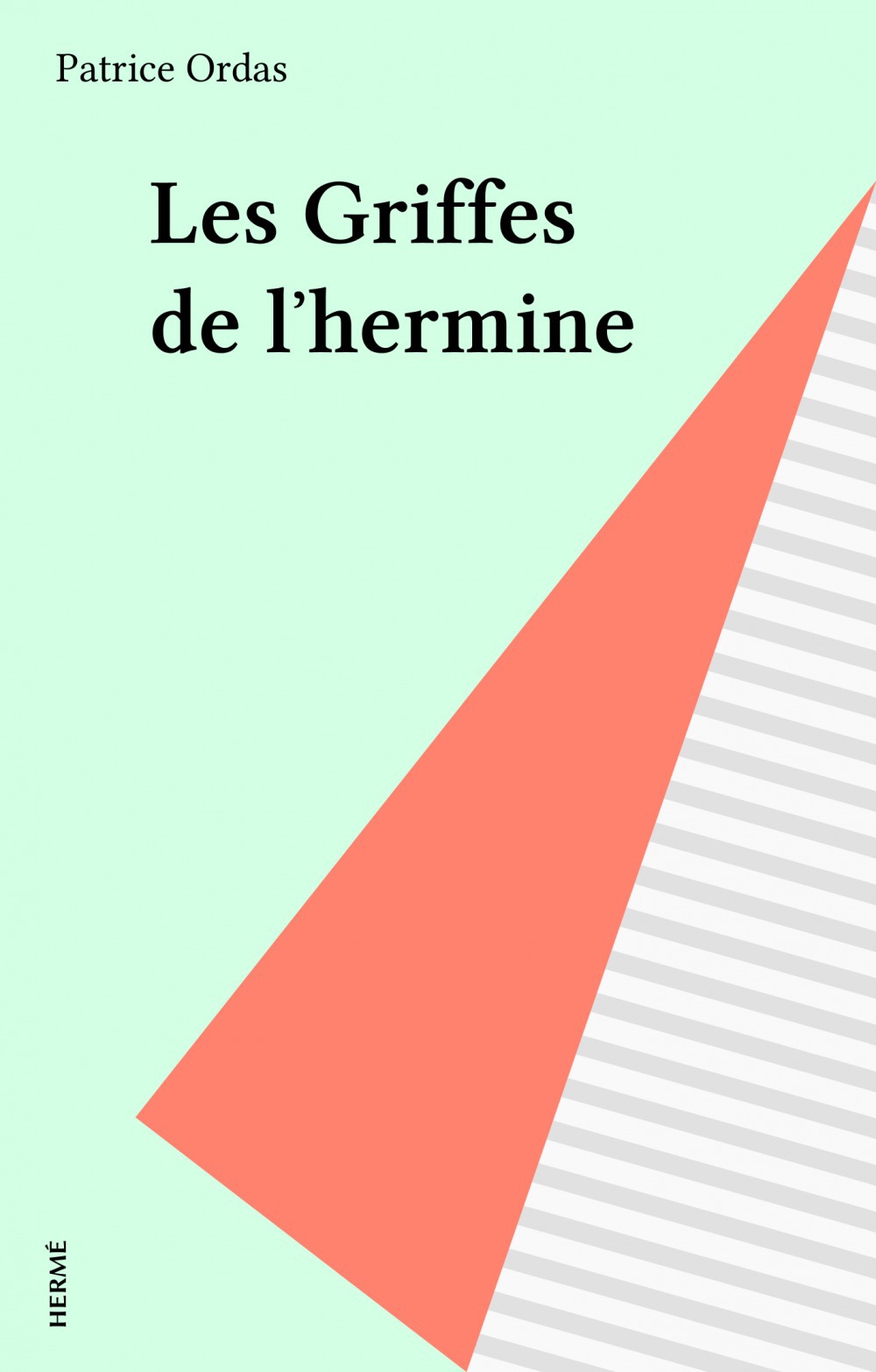 ebook cover of Les Griffes de l'hermine, by Patrice Ordas