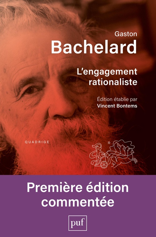 Couverture ebook de L'engagement rationaliste : Édition établie par Vincent Bontems, de Gaston Bachelard