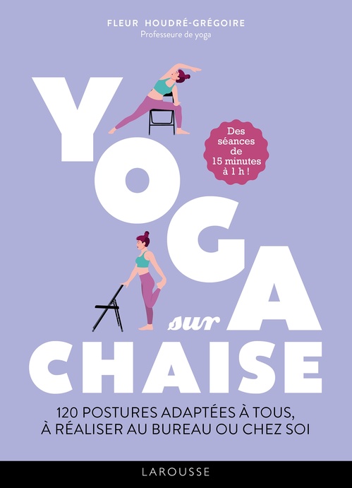 Couverture ebook de Yoga sur chaise, de Fleur Houdré-Grégoire
