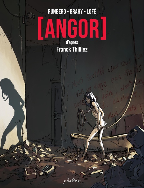 Couverture ebook de Angor, de Franck Thilliez, Luc Brahy