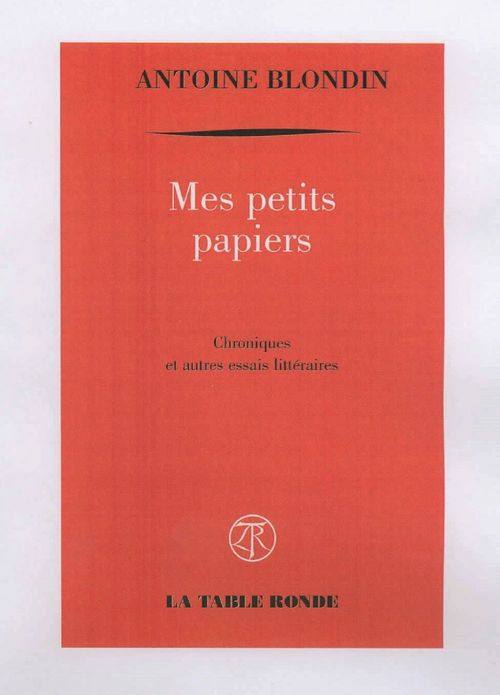 ebook cover of Mes petits papiers, by Antoine Blondin