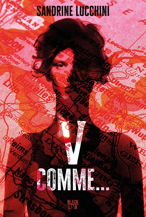 ebook cover of V comme..., by Sandrine Lucchini