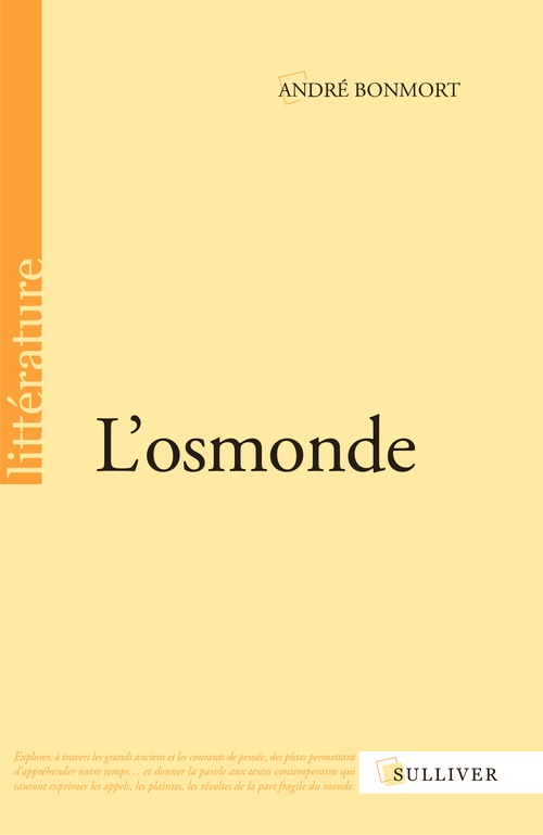 Couverture ebook de L'osmonde, de André Bonmort