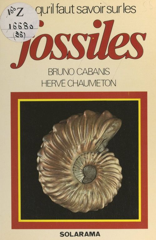 ebook cover of Les fossiles, by Bruno Cabanis