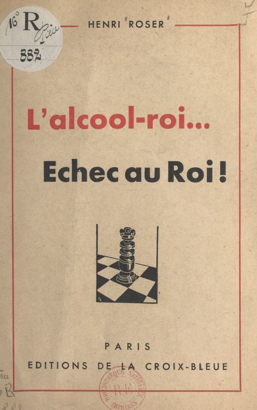 Couverture ebook de L'alcool-roi..., de Henri Roser