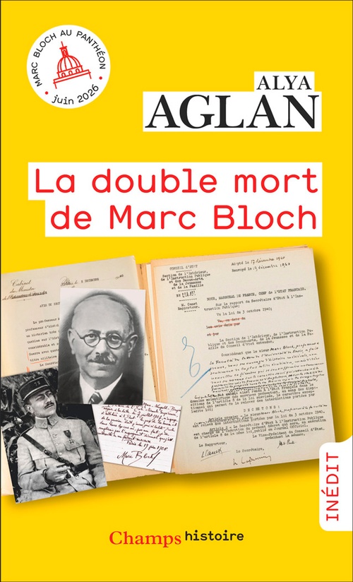 Couverture ebook de La double mort de Marc Bloch, de Alya Aglan