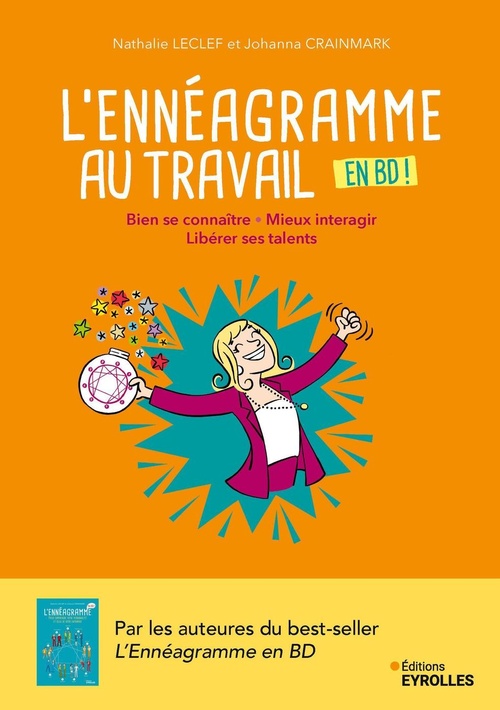 ebook cover of L'ennéagramme au travail en BD !, by Nathalie Leclef, Johanna Crainmark