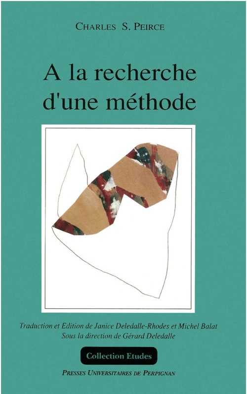 Couverture ebook de À la recherche d´une méthode, de Charles Sanders Peirce