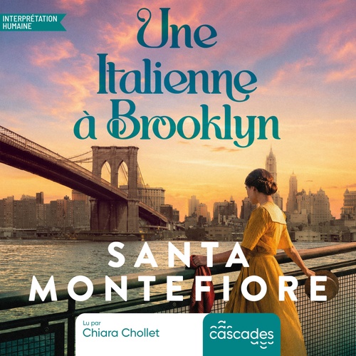 audiobook cover of Une Italienne à Brooklyn, by Santa Montefiore