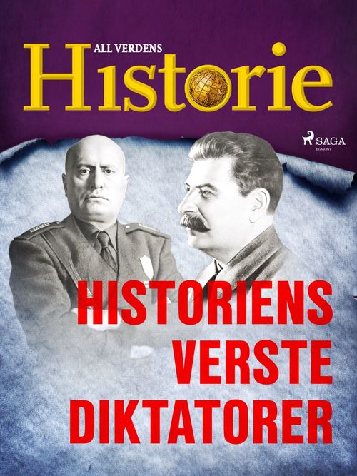 Couverture ebook de Historiens verste diktatorer, de All Verdens Historie