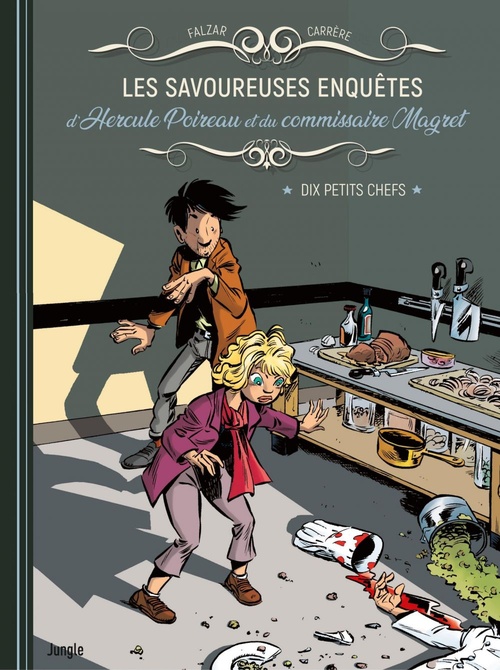 ebook cover of Les savoureuses enquêtes d'Hercule Poireau et du commissaire Magret, by Brian Churilla, Paul Tobin