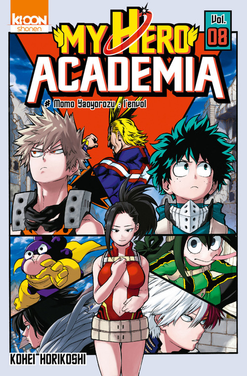 ebook cover of My Hero Academia T08, by Kohei Horikoshi