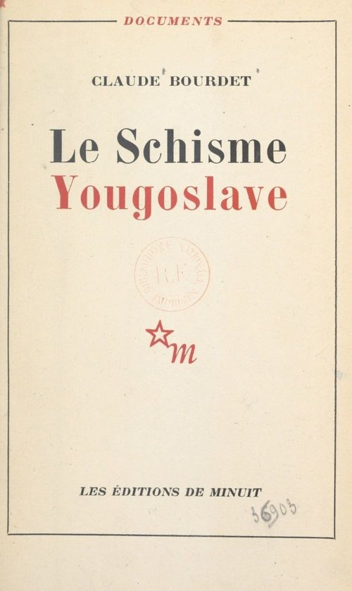 ebook cover of Le schisme yougoslave, by Claude Bourdet