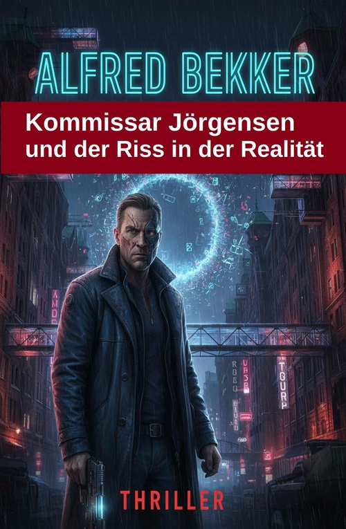 ebook cover of Kommissar Jörgensen und der Riss in der Realität: Thriller, by Alfred Bekker