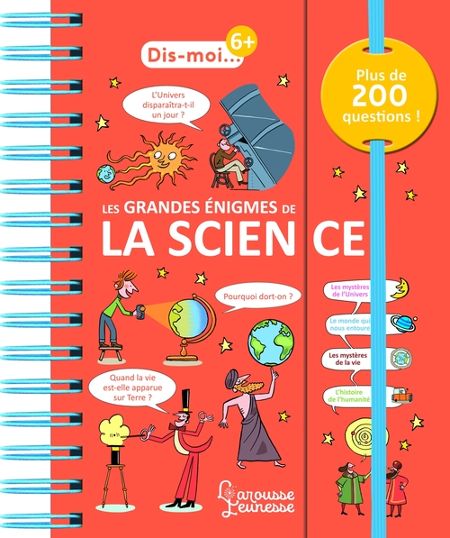 Couverture ebook de Dis-moi les grandes énigmes de la science, de Caroline Fait