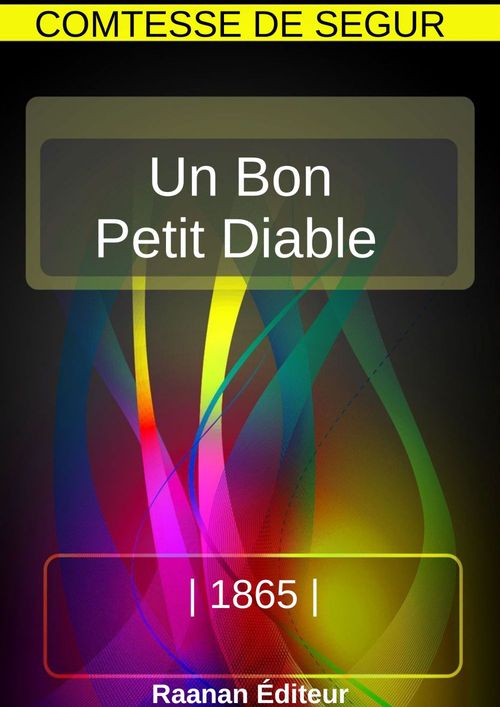 Couverture ebook de Un bon petit diable, de Sophie de Ségur