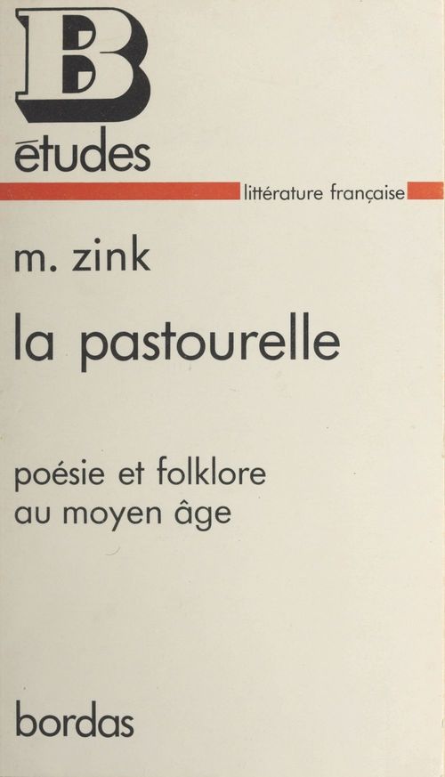 Couverture ebook de La pastourelle, de Michel Zink