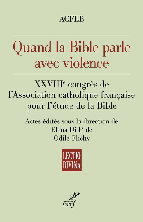 Couverture ebook de Quand la Bible parle avec violence, de ACFEB