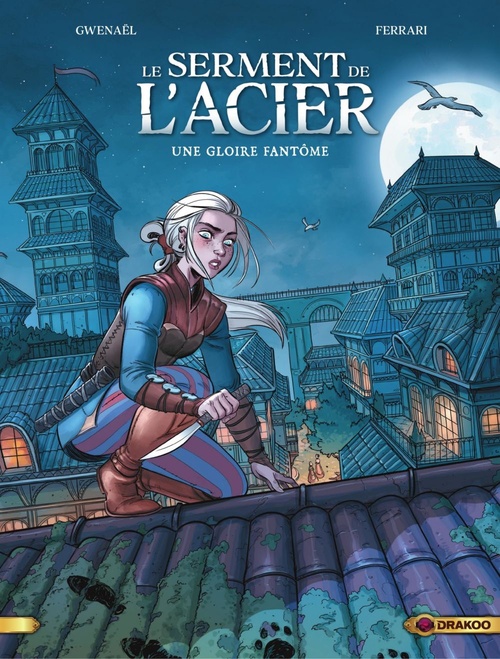 Couverture ebook de Le serment de l'acier - Tome 1 - Une gloire fantôme, de Gwenaël Marcé, Elisa Ferrari