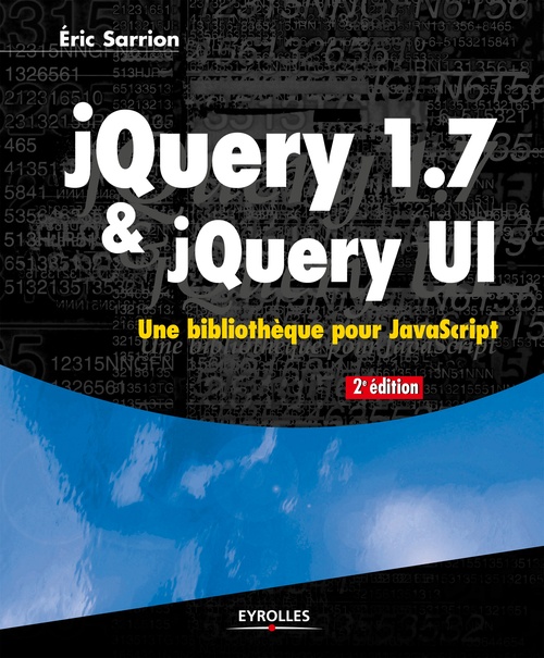 ebook cover of JQuery 1.7 et jQuery UI, by Eric Sarrion