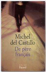 Couverture ebook de De père français, de Michel del Castillo