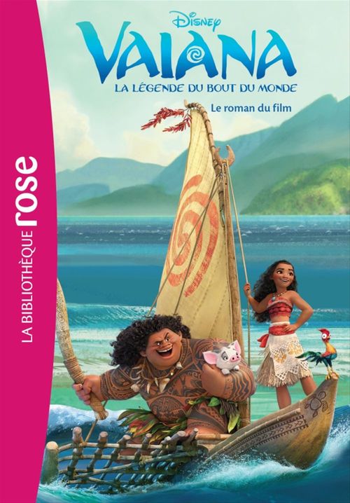 Couverture ebook de Vaiana, la légende du bout du monde - Le roman du film, de Walt Disney company