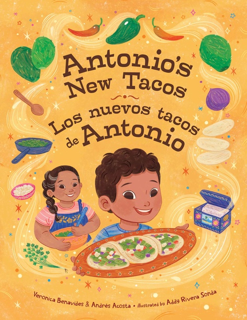 ebook cover of Antonio's New Tacos / Los nuevos tacos de Antonio, by Veronica Benavides, Andrés Acosta