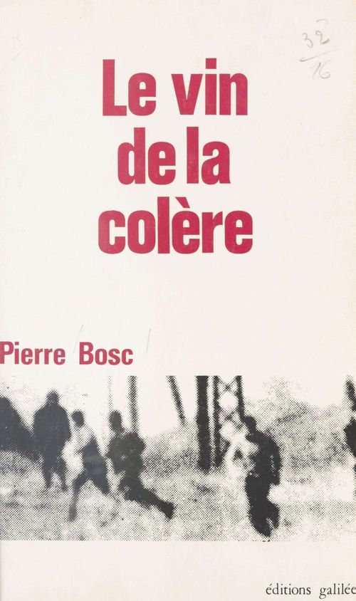 Couverture ebook de Le Vin de la colère, de Pierre Bosc