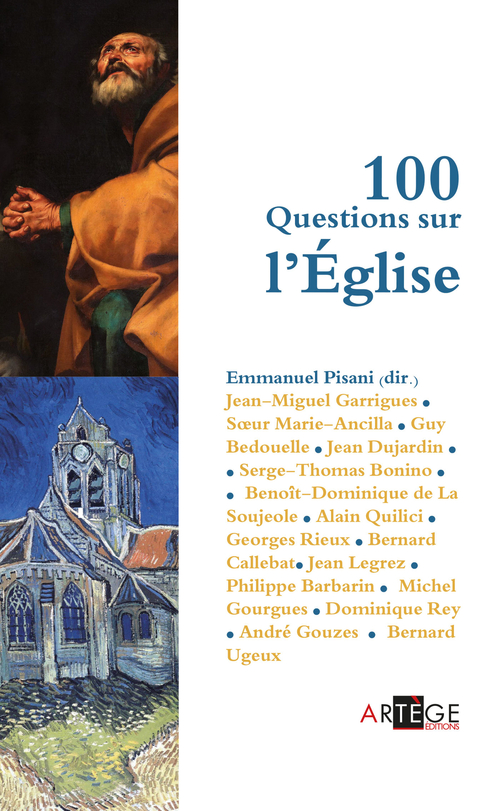 ebook cover of 100 questions sur l'Église, by Emmanuel Pisani
