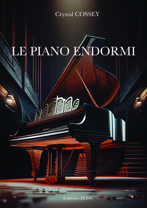 Couverture ebook de Le piano endormi, de Crystal Cossey