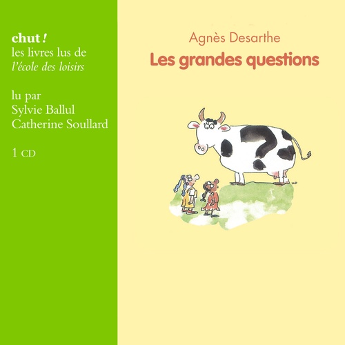 audiobook cover of Les grandes questions, by Agnès Desarthe