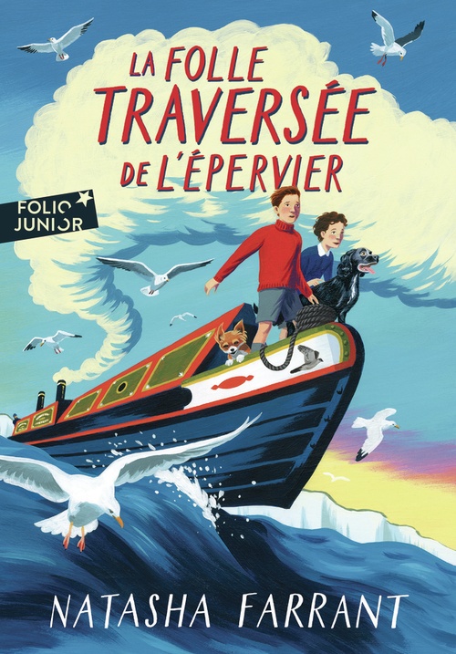 Couverture ebook de La folle traversée de l'épervier, de Natasha Farrant