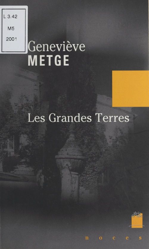 ebook cover of Les grandes terres, by Geneviève Metge